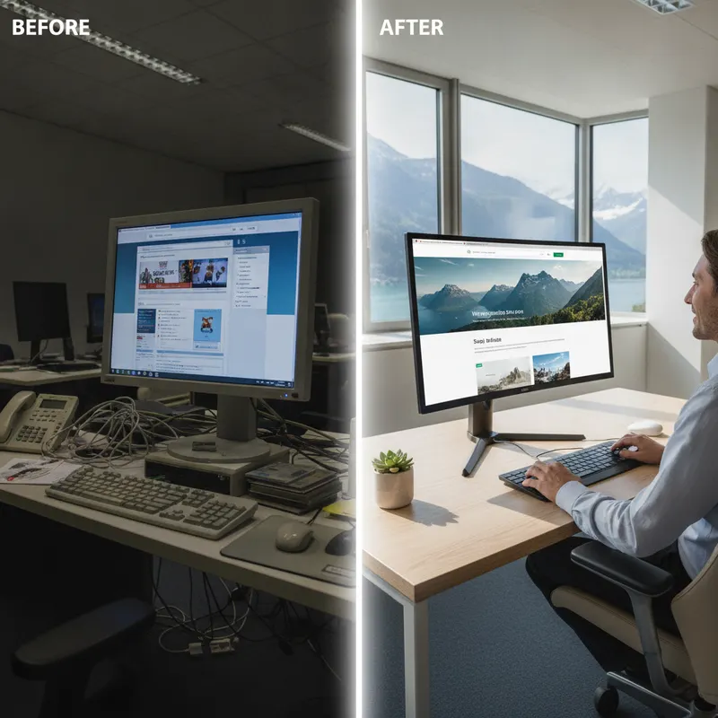 refonte de site web à Payerne