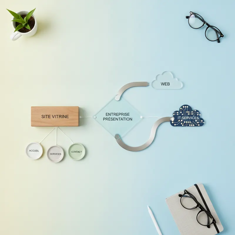 site vitrine à Payerne — design
